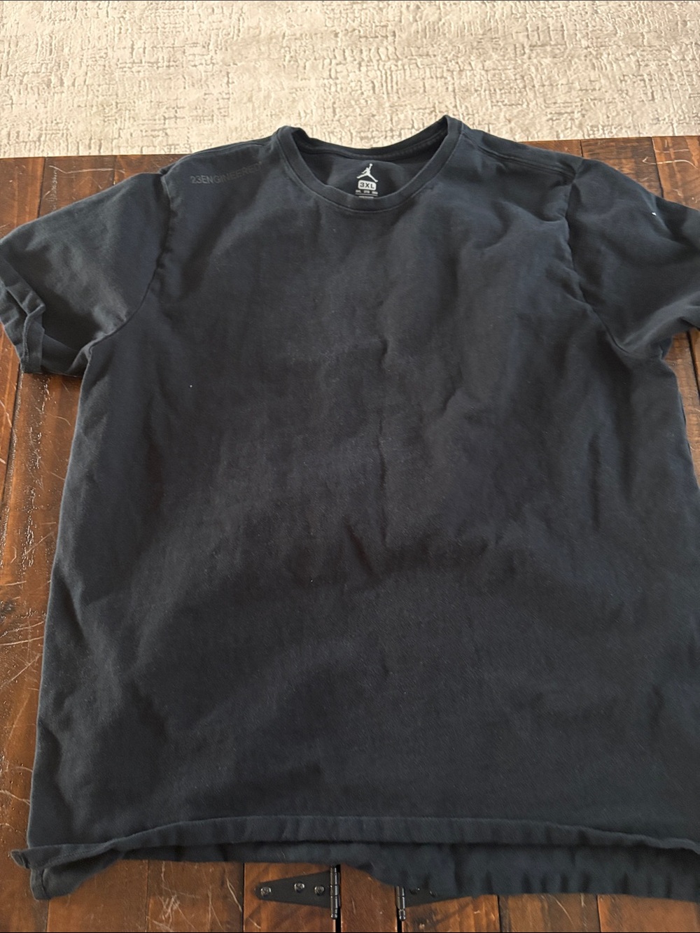 Jordan Men's Black Short Sleeve Crew T-Shirt